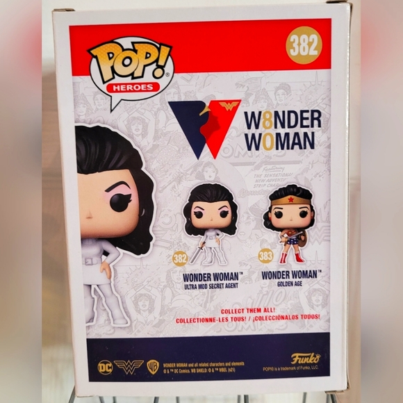 New Funko Pop! DC Heroes Wonder Woman Secret Agent #382 - Picture 3 of 7